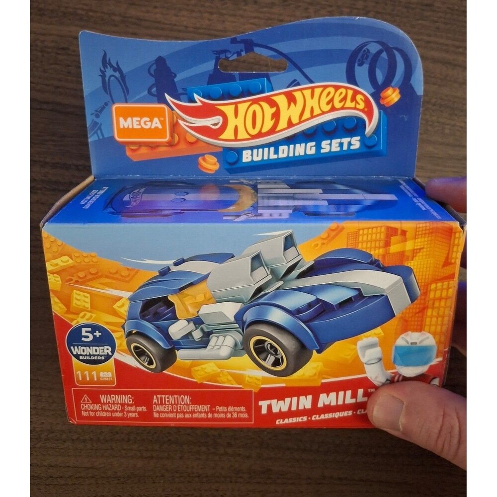 Mega Hot Wheels Twin Mill Building Set Brand New Unopened